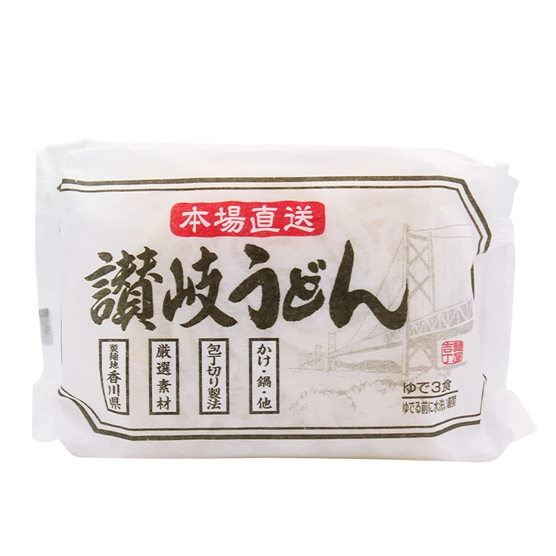 日本原装进口赞岐乌冬面粗乌冬面劲道光滑正宗乌冬方便速食450g