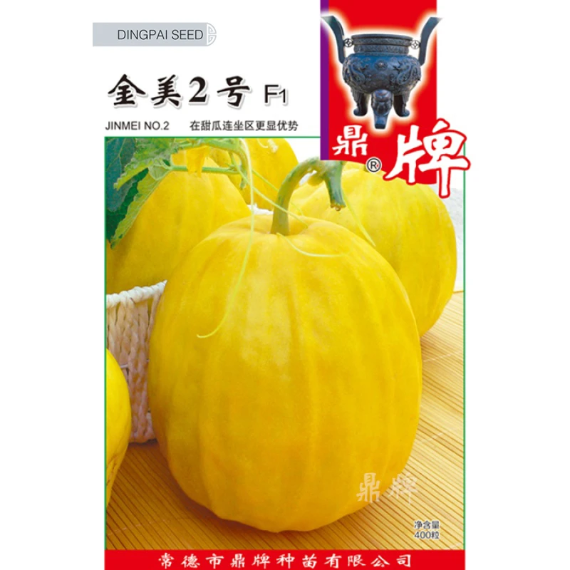 鼎牌全国金美2号良种早熟甜瓜种子抗性好适宜甜瓜连作区种植户