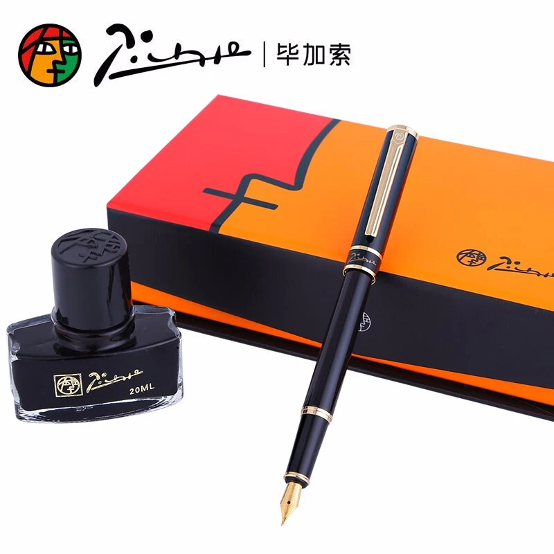 毕加索709骑士系列钢笔弯头弯尖硬笔书法练字美工笔
