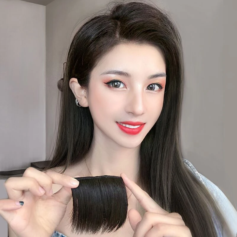 天空树假发片垫发根真发贴片增发量隐形无痕一片式两侧头顶补发片