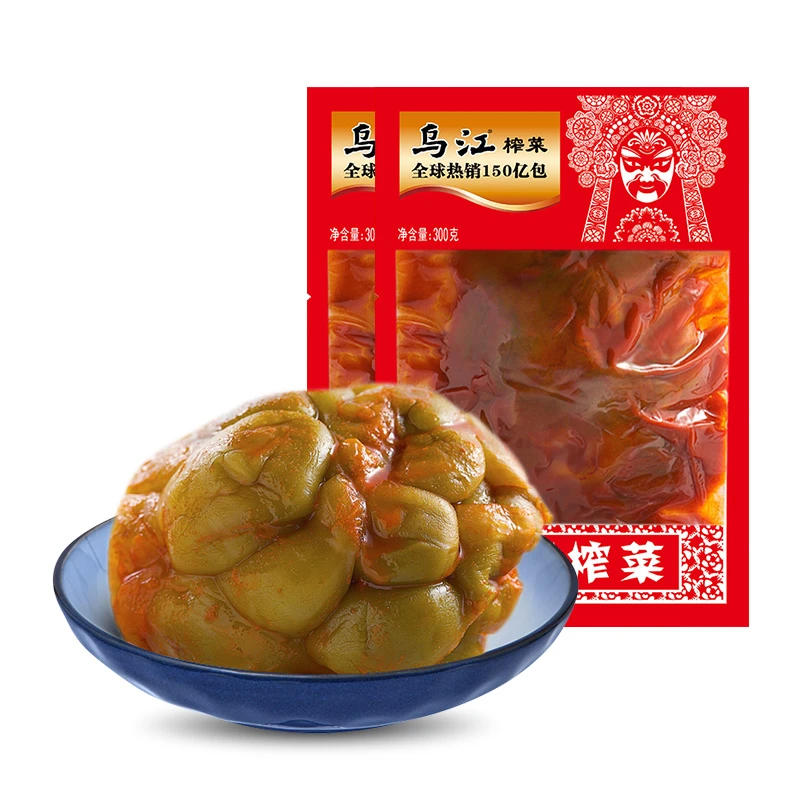 【乌江】全形榨菜300g*2/5袋 炒菜炒肉凉拌下饭菜