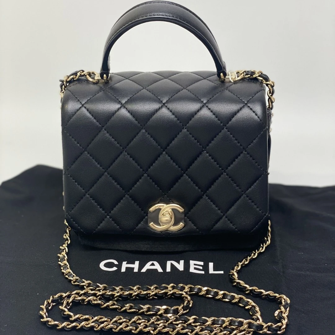 99新 Chanel/香奈儿 古有/香奈儿风琴包/98新/公价38000/9894