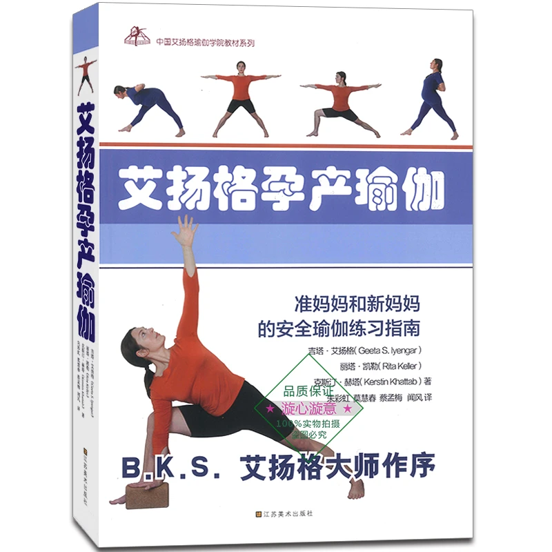 艾扬格孕产瑜伽正版书 产前助产 产后修复瑜伽书辅助骨盆修复理疗