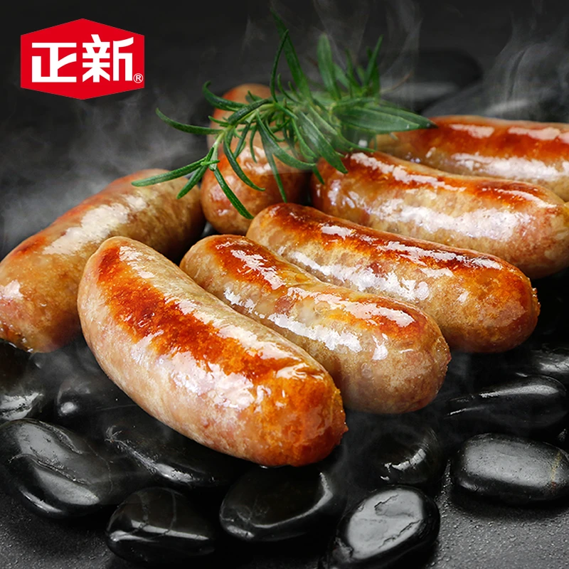 正新地道肠猪肉烤肠正宗台湾香肠热狗500g/包组合装原味肉肠