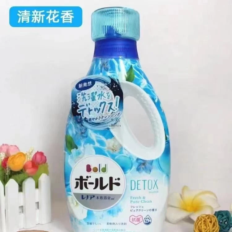 日本糖果柔顺花香洗衣液新款