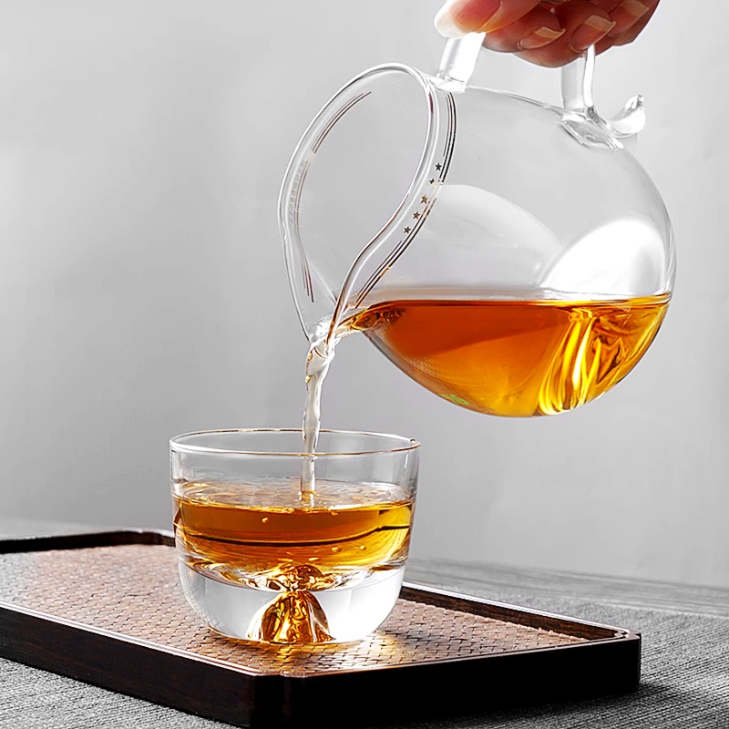 玻璃主人杯单杯男日式个人专用品茗杯高档小杯子茶具水晶功夫茶杯