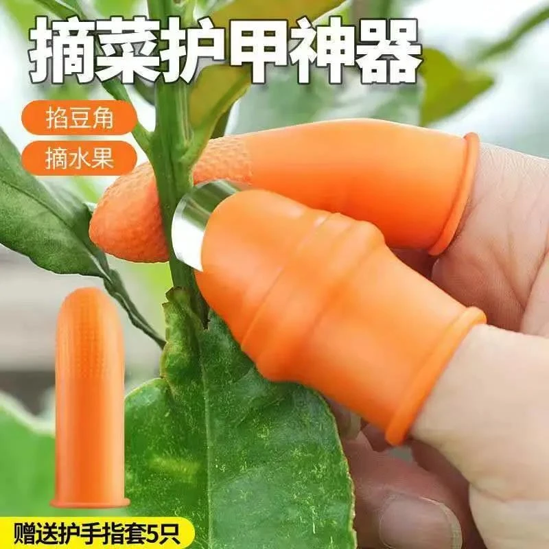 龙禾摘菜拇指刀掐菜多功能指甲套摘花椒摘豆角剥蒜剥壳剔骨农用
