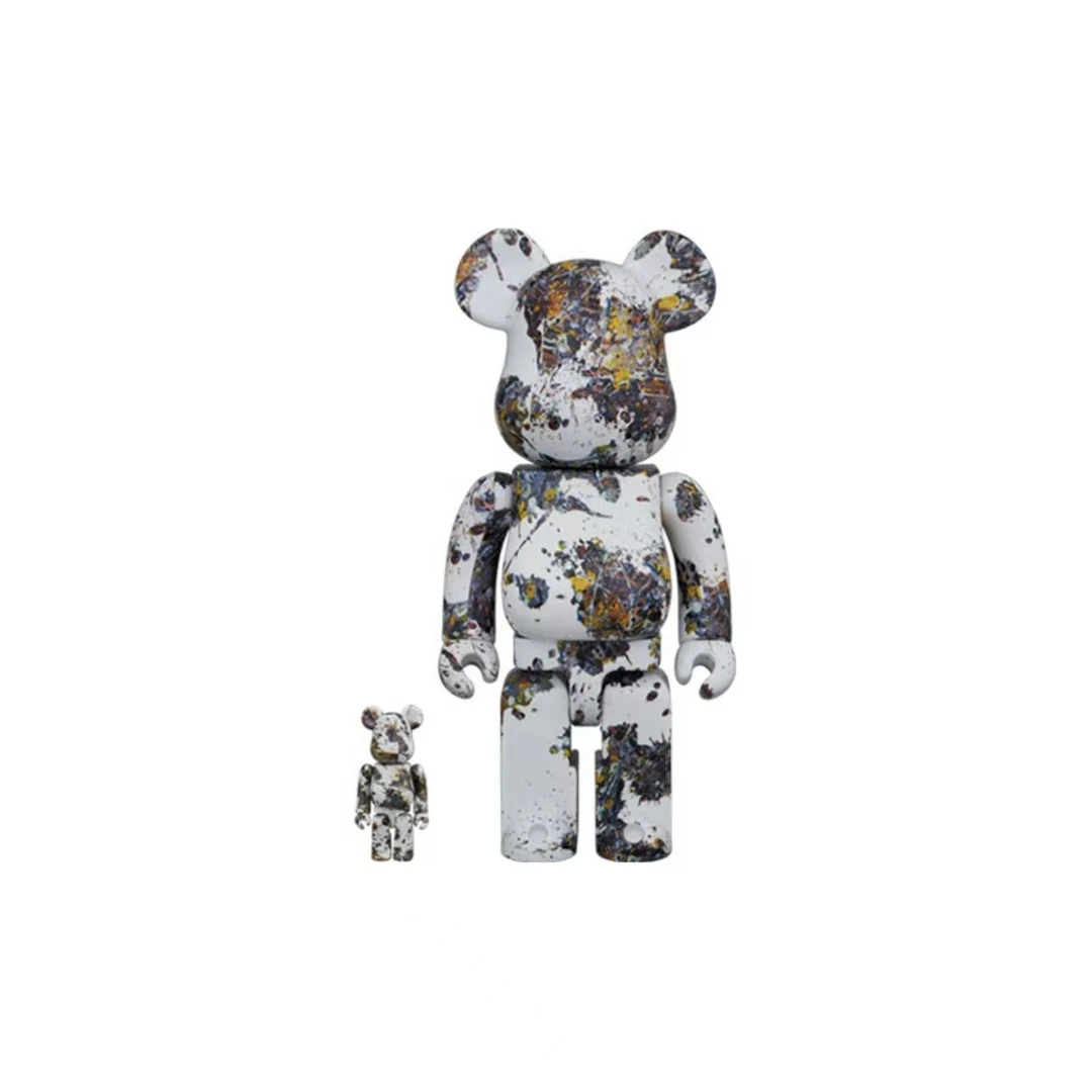 Bearbrick积木熊泼墨三代400%+100%