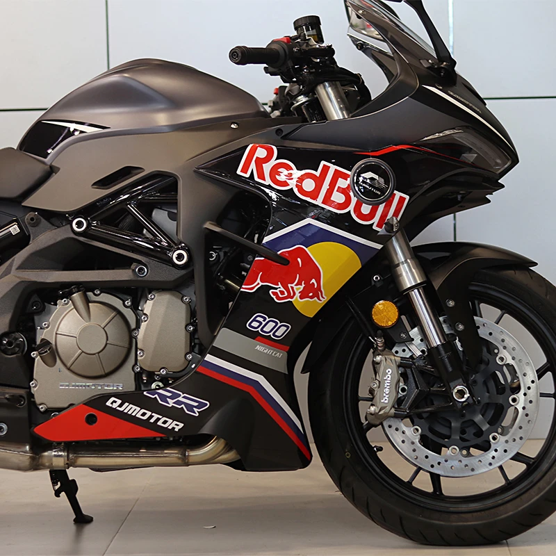 适用于钱江赛600侧板贴花改装贴纸车身彩色装饰版画版花拉花定制