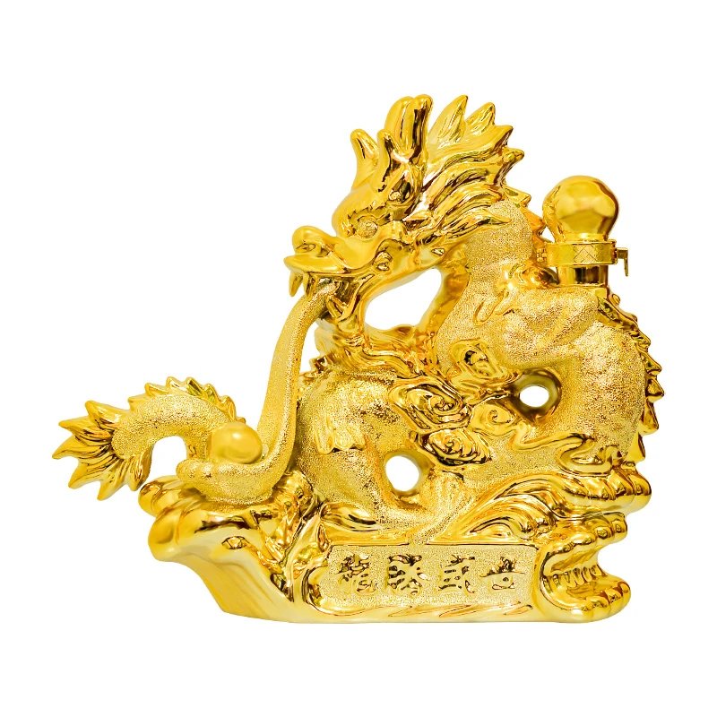 兴盛长龙腾盛世清香型礼盒装酒厂古法佳酿纯粮优级原浆白酒53度2L