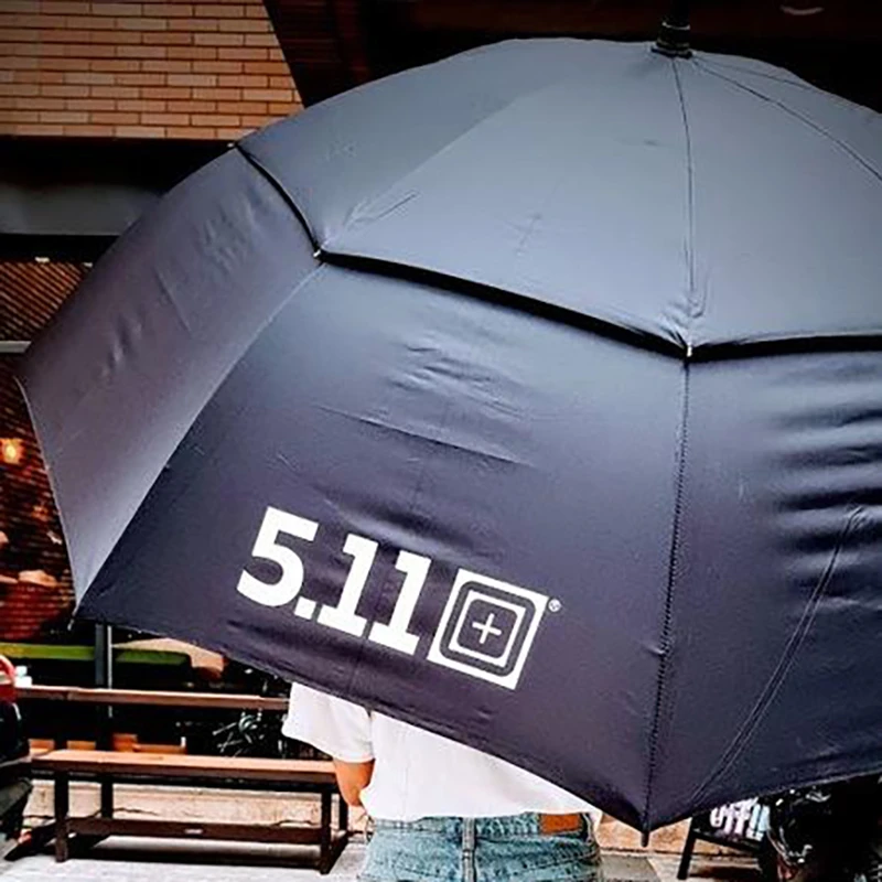 美国5.11雨伞超大号双层防风511军工户外遮阳长柄男女双人商务伞