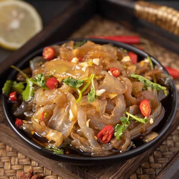 连云港 盐渍凉拌海蜇丝（每包500g）