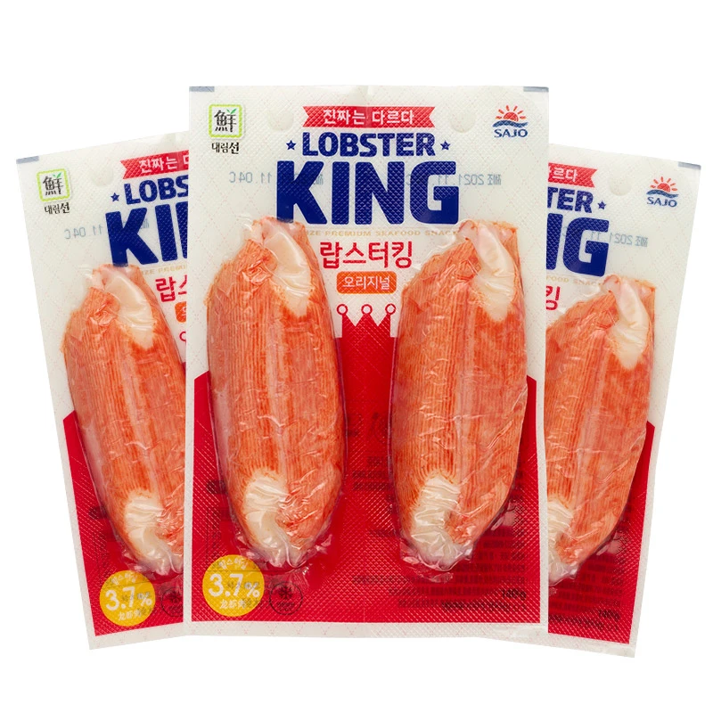12月23日到期韩国进口思潮大林蟹肉棒模拟鳕龙虾蟹肉棒140g*5