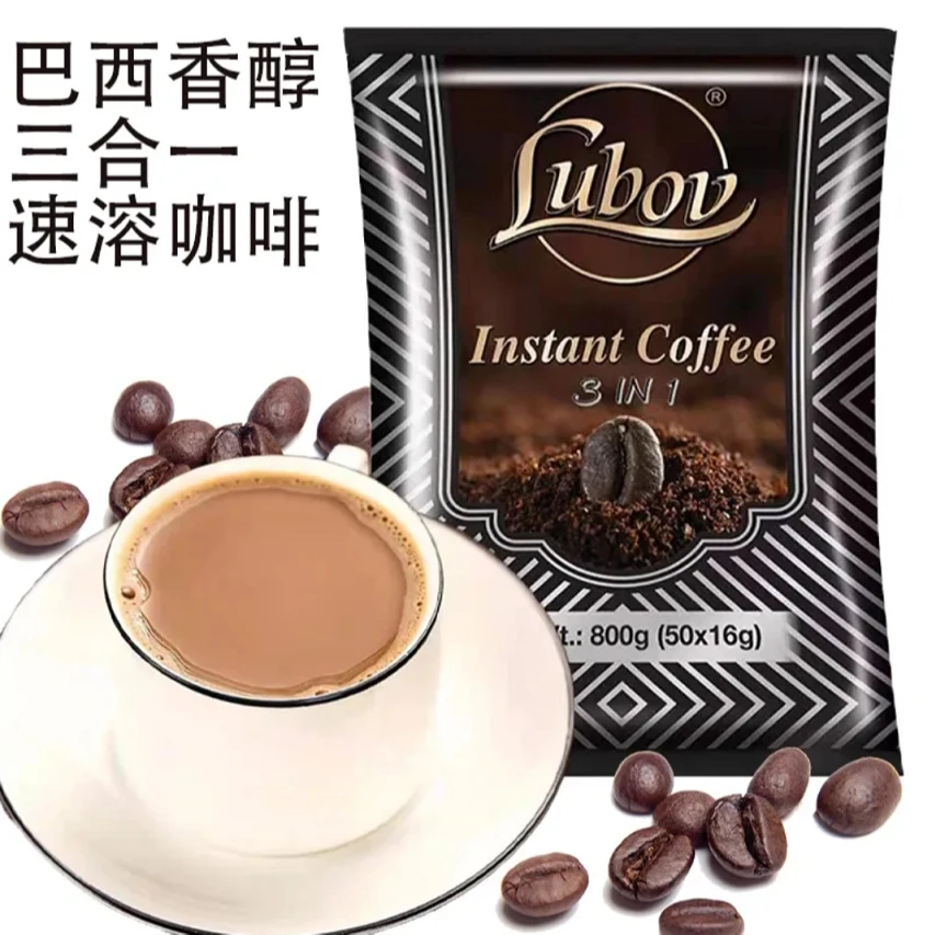 【千予专属】马来西亚进口三合一速溶咖啡800克/袋（50小包）