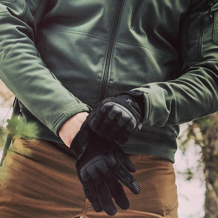 Mechanix美国超级技师m-pact3户外铠甲防护全指可触屏mp3战术手套