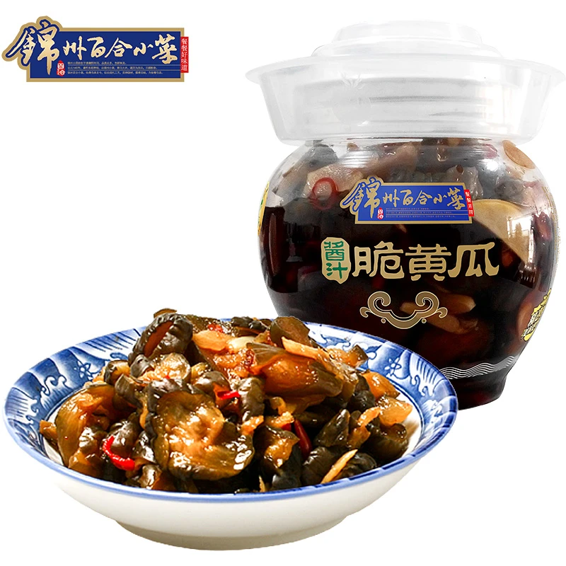 百合锦州百合小菜酱汁脆黄瓜450g下饭菜QT