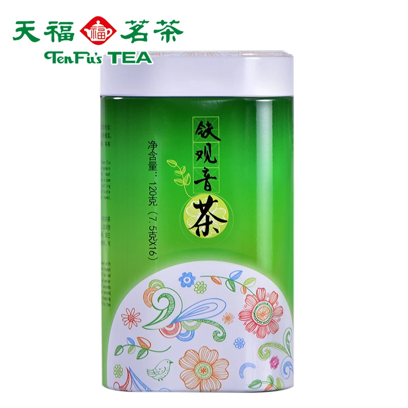 天福茗茶 2025新茶 安溪茶铁观音茶叶 清香型罐装120g