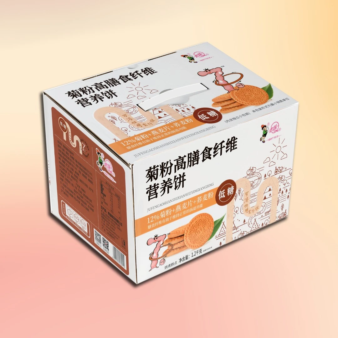 【张醒之家乡好物优选】青援菊粉高膳食纤维营养饼1.2kg