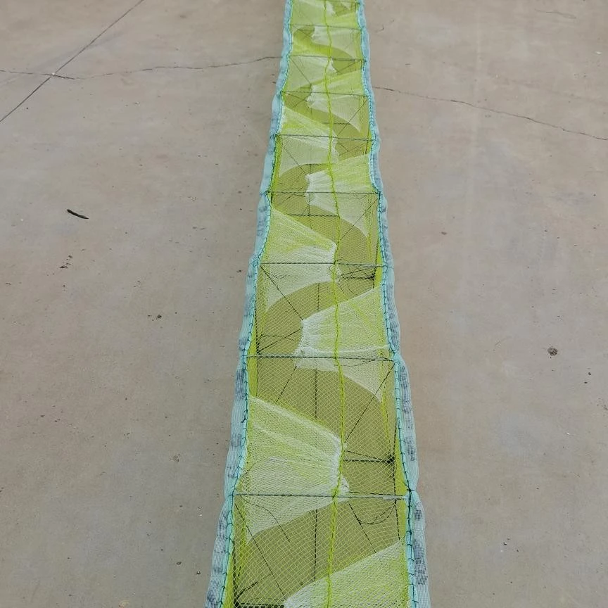 十米弹簧尾3.5 两头倒虾 两用虾笼