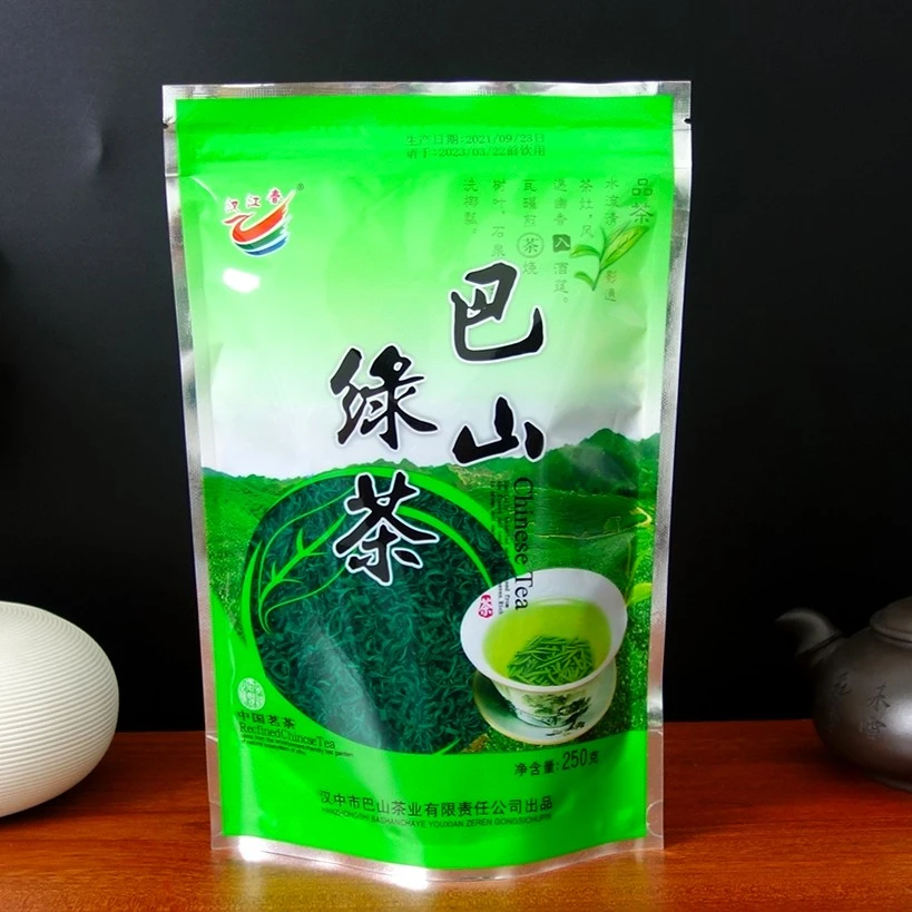 汉江春牌巴山绿茶汉中炒青绿茶西乡特炒陕青茶叶浓香耐泡250克