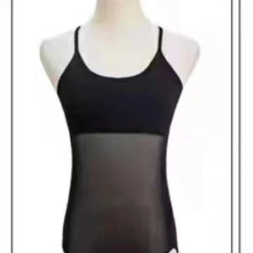 肚皮舞背心上衣遮肚打底衫舞蹈服吊带网纱内搭防走光百搭夏季性感