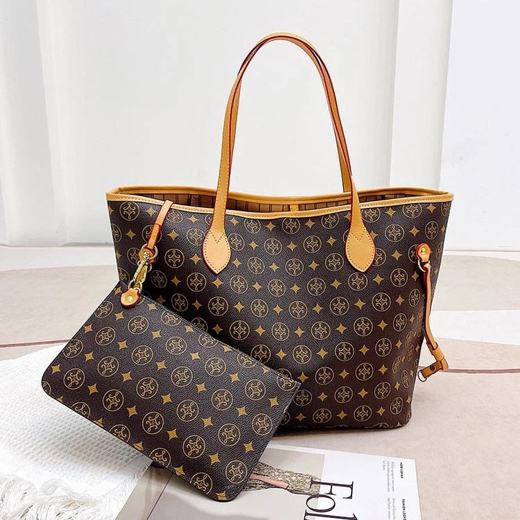 番茄优选-购物袋托特包单肩时尚百搭经典肩包子母包印花大号便携