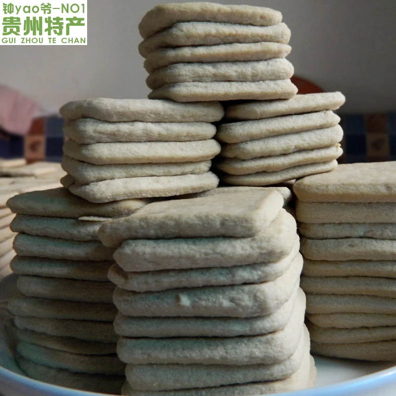 贵州特产毕节开袋油炸大方豆干特色小吃豆干60片包邮送辣椒面