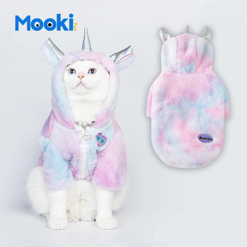mookipet狗狗衣服冬季可爱小型犬春秋款比熊法斗猫咪冬装外套保暖