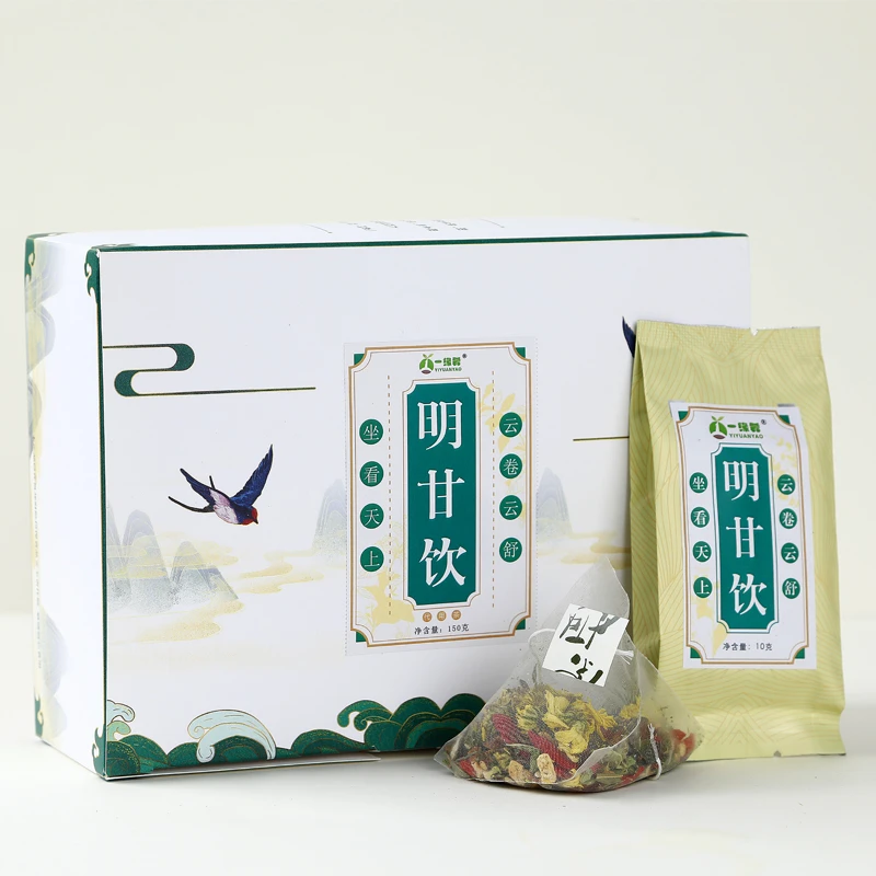 明甘饮甘草养生花茶15袋/盒食用