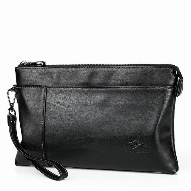 男士手包男软皮新款潮大容量手抓包信封包男士夹包时尚休闲手拿包