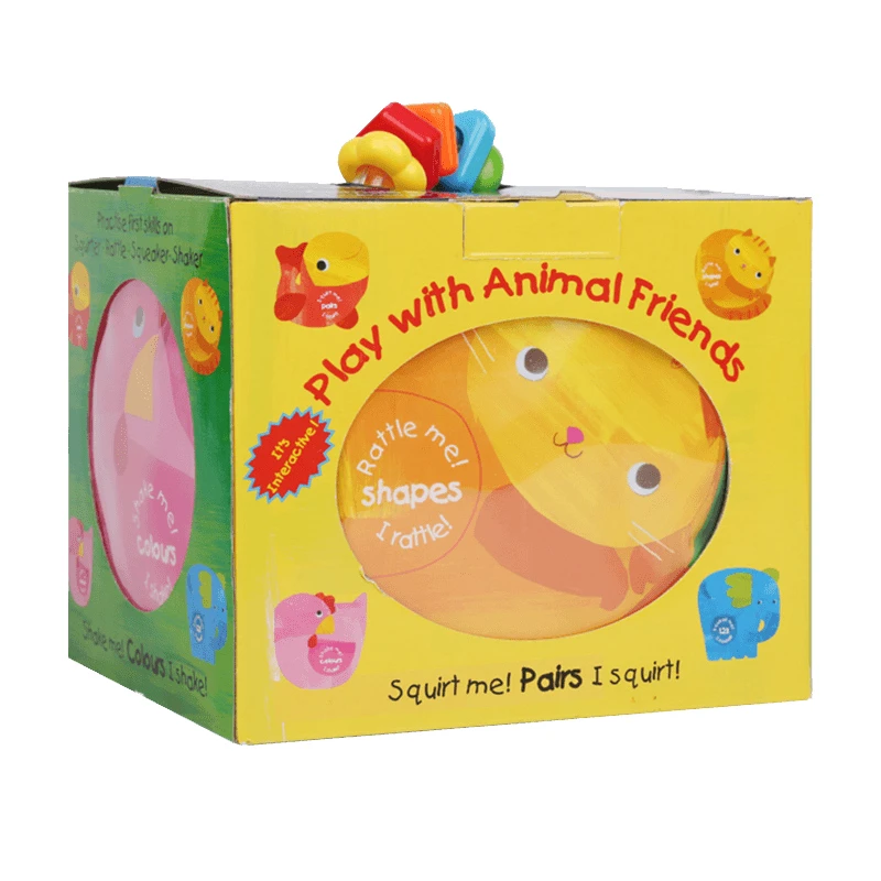 【小彼恩】和小动物一起玩吧 益智英语游戏书 点读版