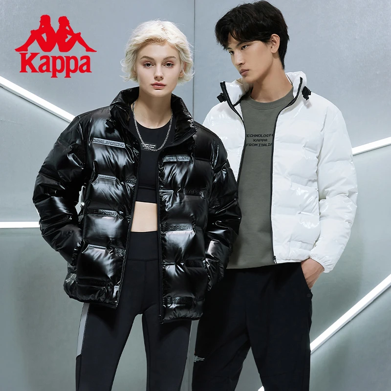 《已开价》Kappa卡帕情侣立领加厚保暖外套亮面羽绒服K0BZ2YY06F