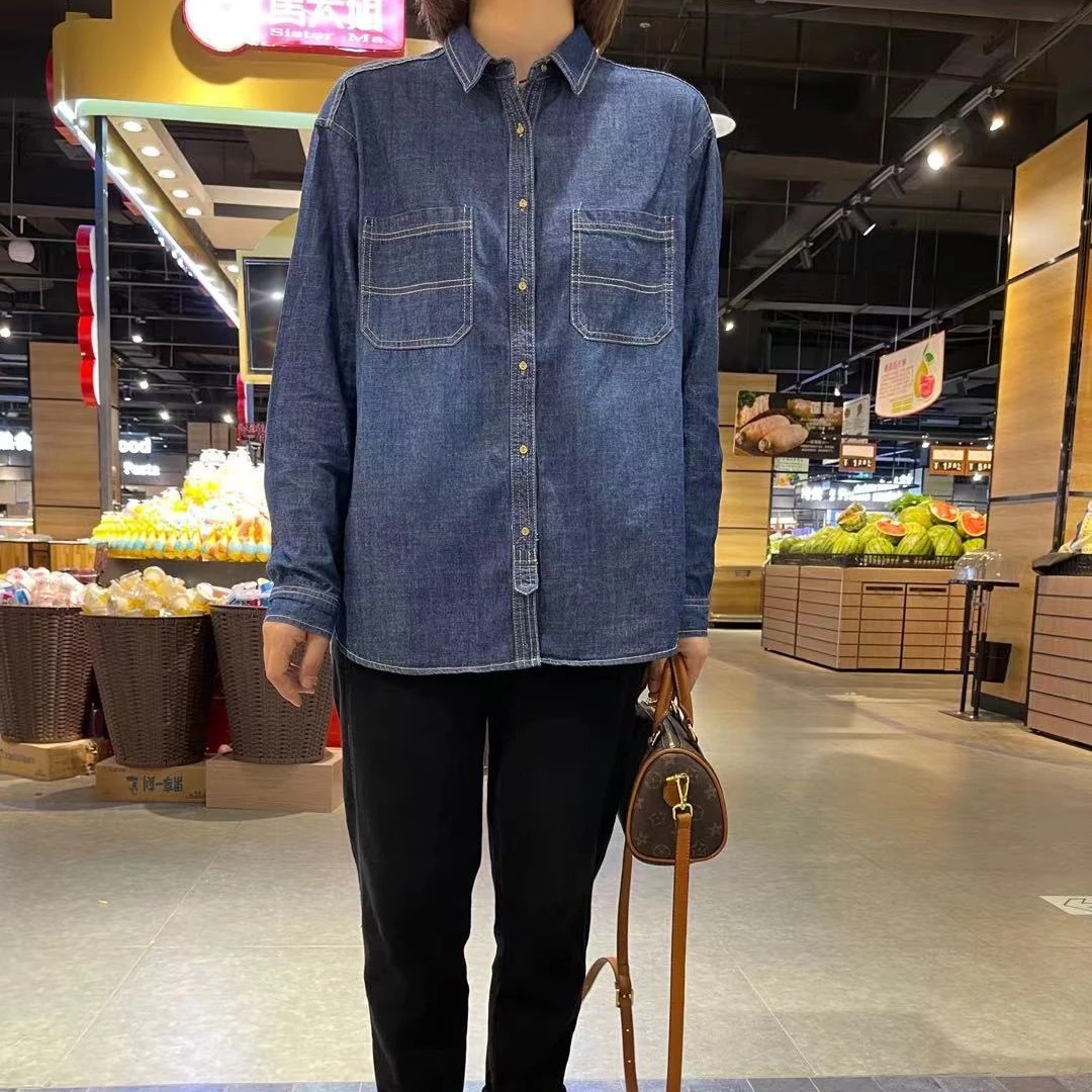 【MCC新品】经典牛仔水洗衬衣