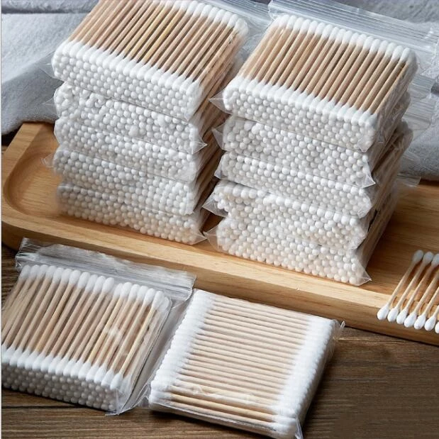 【粉丝专属】1000双头一次性棉签卸妆化妆卫生掏耳棉棒棉签棒木棒