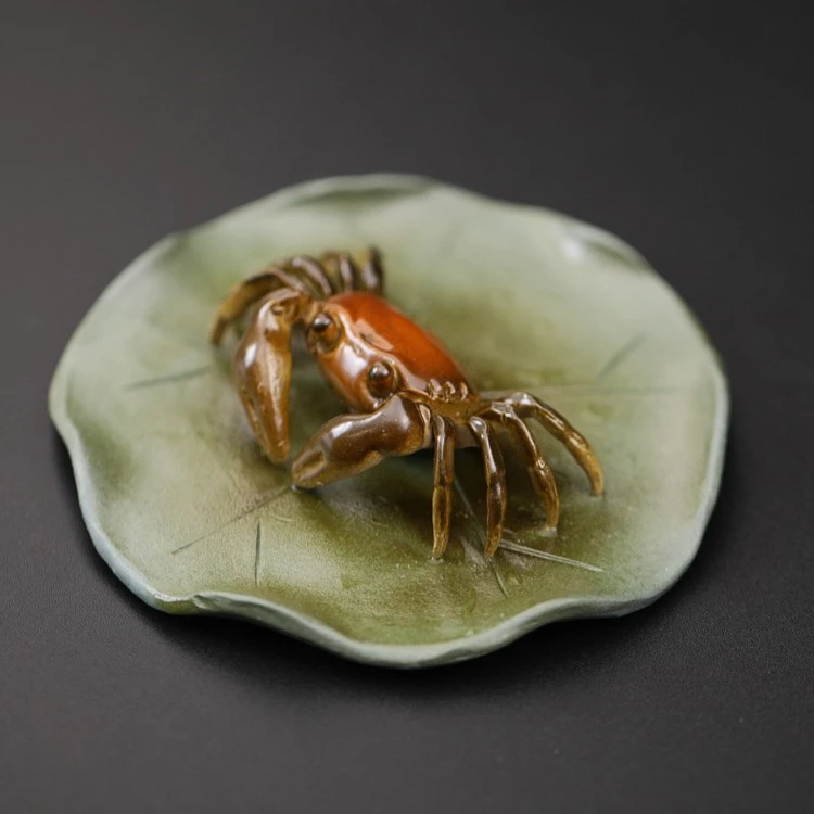 当代 新奇特变色茶宠紫砂手工创意可养茶桌小摆件装饰品工艺礼品