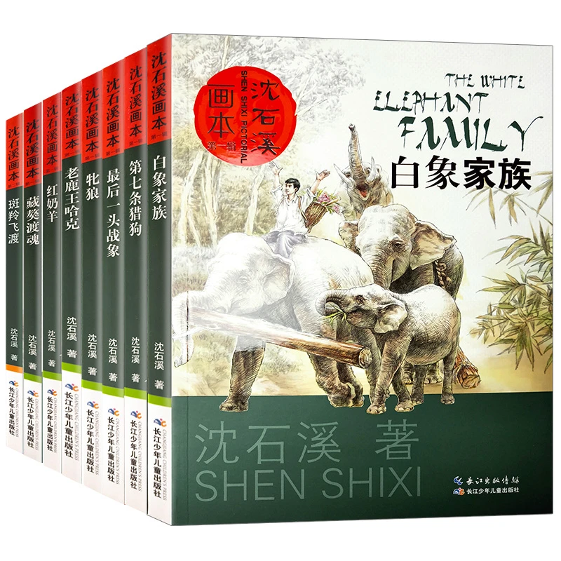 沈石溪动物小说 全套8册 儿童文学小学生青少年课外阅读系列丛书