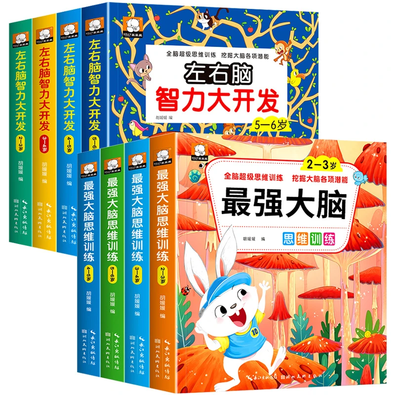 宝宝2-3-4-5-6岁最强大脑思维逻辑训练书左右脑智力大开发 启蒙