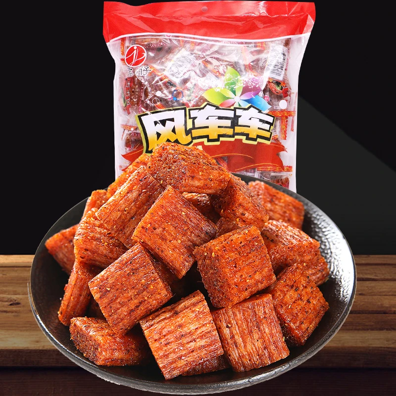 君仔风车车辣条香辣大刀肉素面筋儿时休闲怀旧零食品学生办公小吃