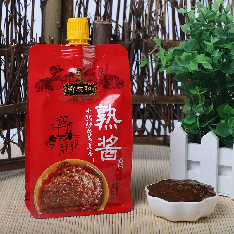 【主播专享】郑友和熟酱360g*5袋东北大酱豆瓣酱天然调味料