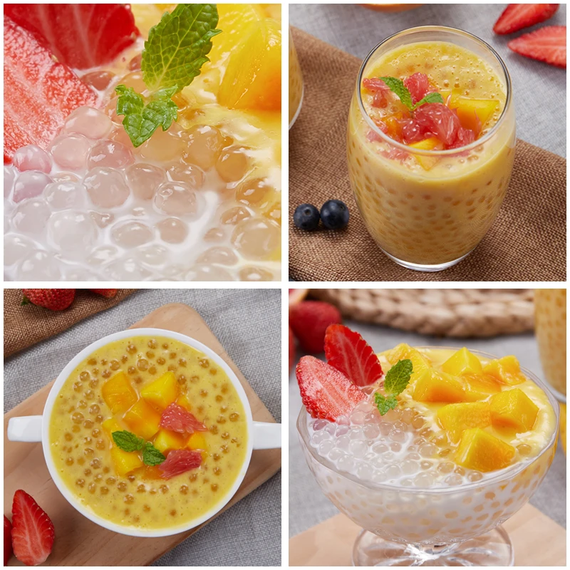 森庄农品泰国西米250g起奶茶店专用材料甜品烘焙原料西米露【45】