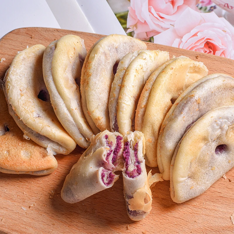 【李汎专属】紫薯芋泥饼软糯香甜饱腹代餐粗粮解馋抗饿33g木糖醇
