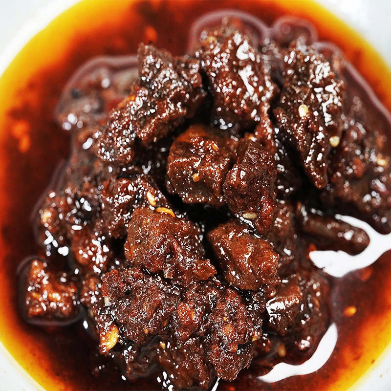 云南清真美食塔哈莱优质严选大粒牛肉酱300g调味品下饭酱开盖食用