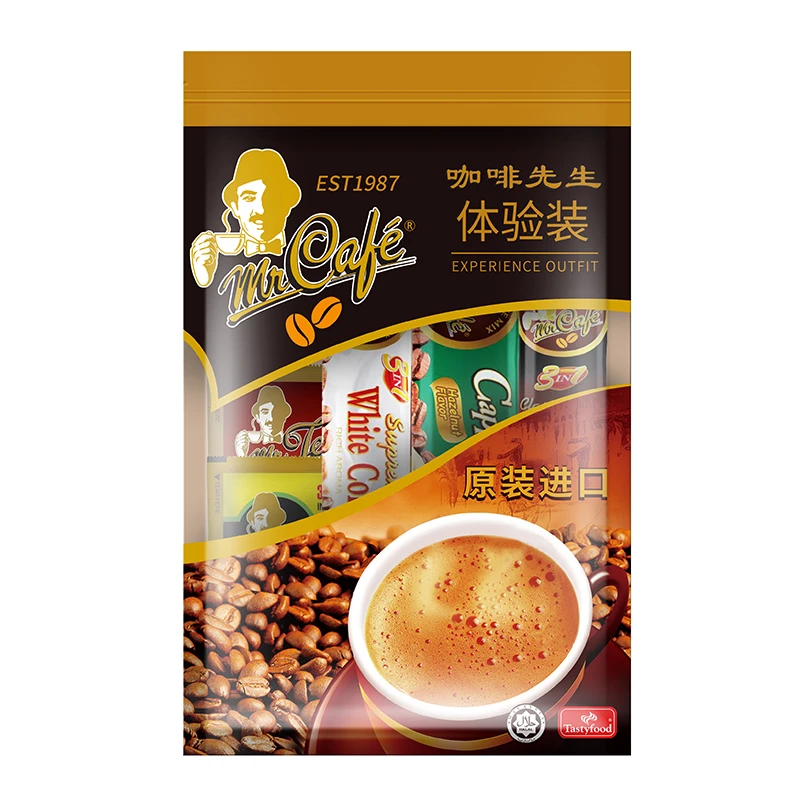 MR CAFE咖啡先生速溶咖啡三合一特浓五条体验装141g/袋浓香咖啡