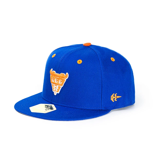 Metrocao主题春季棒球帽职业运动男士ol街头动漫蓝色印花通用