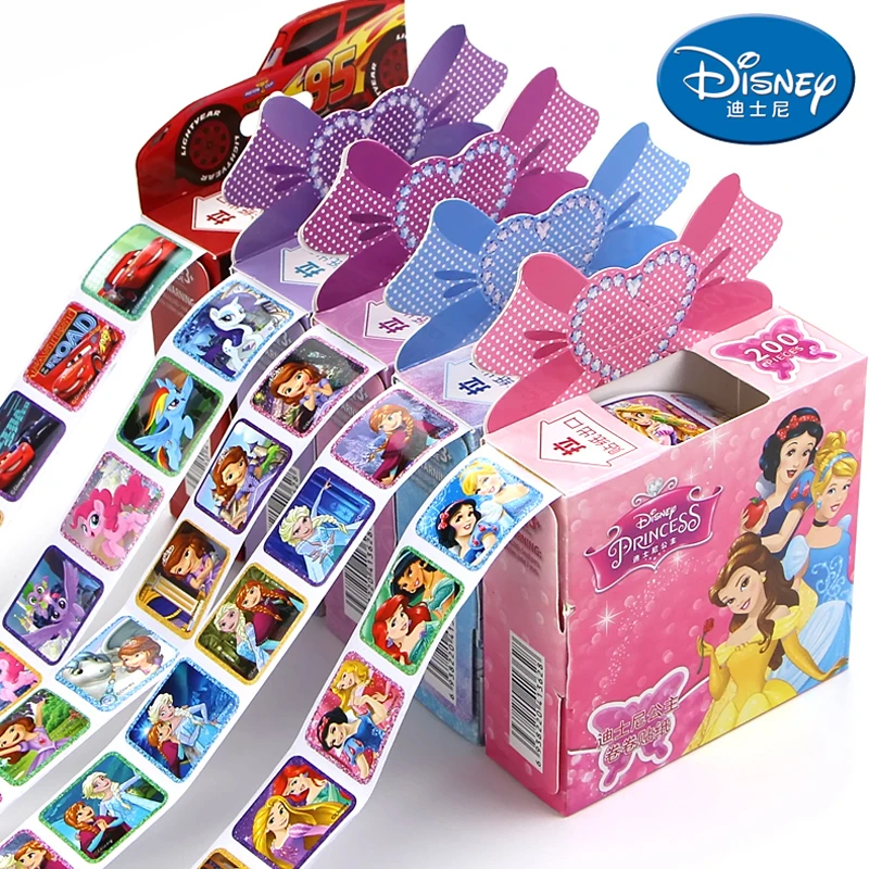 杰利优品迪士尼儿童贴纸卡通贴纸装饰小图案冰雪奇缘奖励贴纸可爱