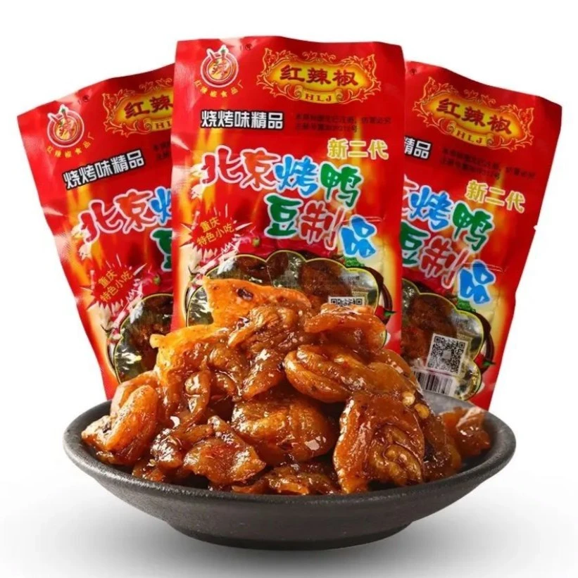 红辣椒 北京烤鸭 正宗童年小零食湖南麻辣小吃嚼劲休闲食品