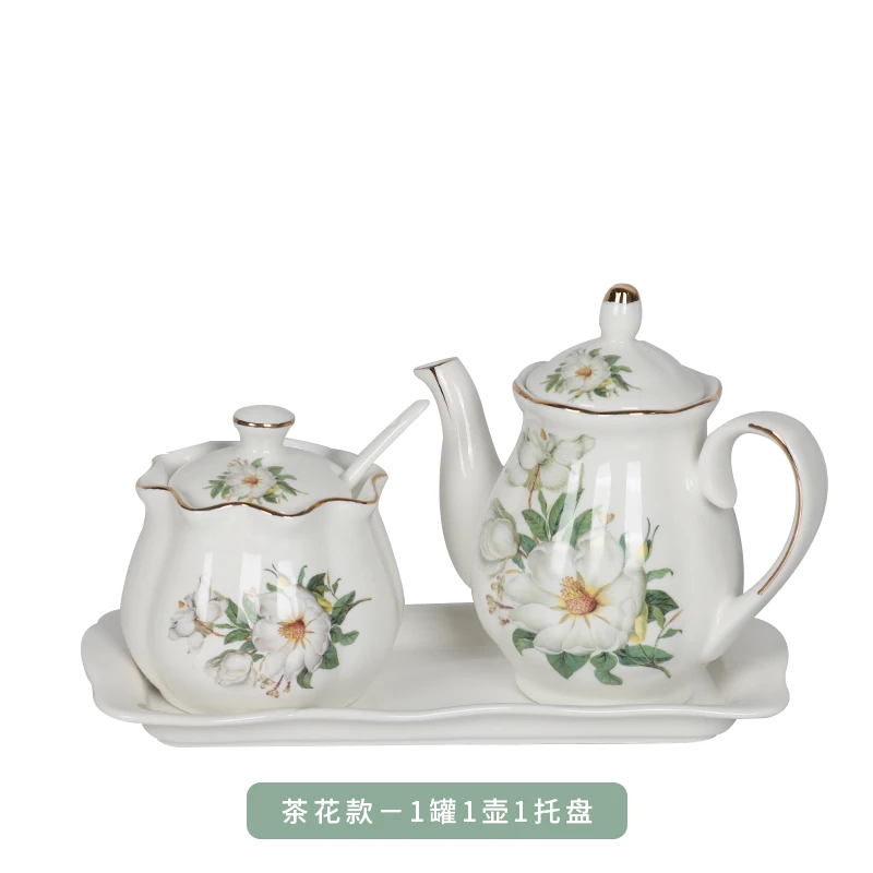厨房用品陶瓷调料盒套装家用组合装调味瓶盐糖 醋壶 作料盒调料瓶