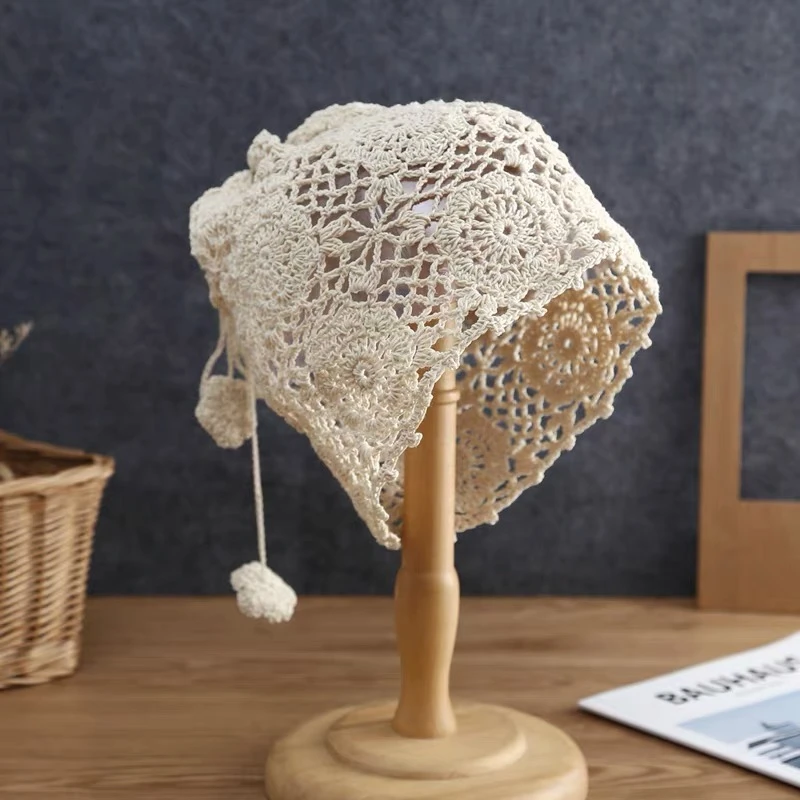 【橙子欧尼品牌】手工款女神流苏堆堆帽E01-12