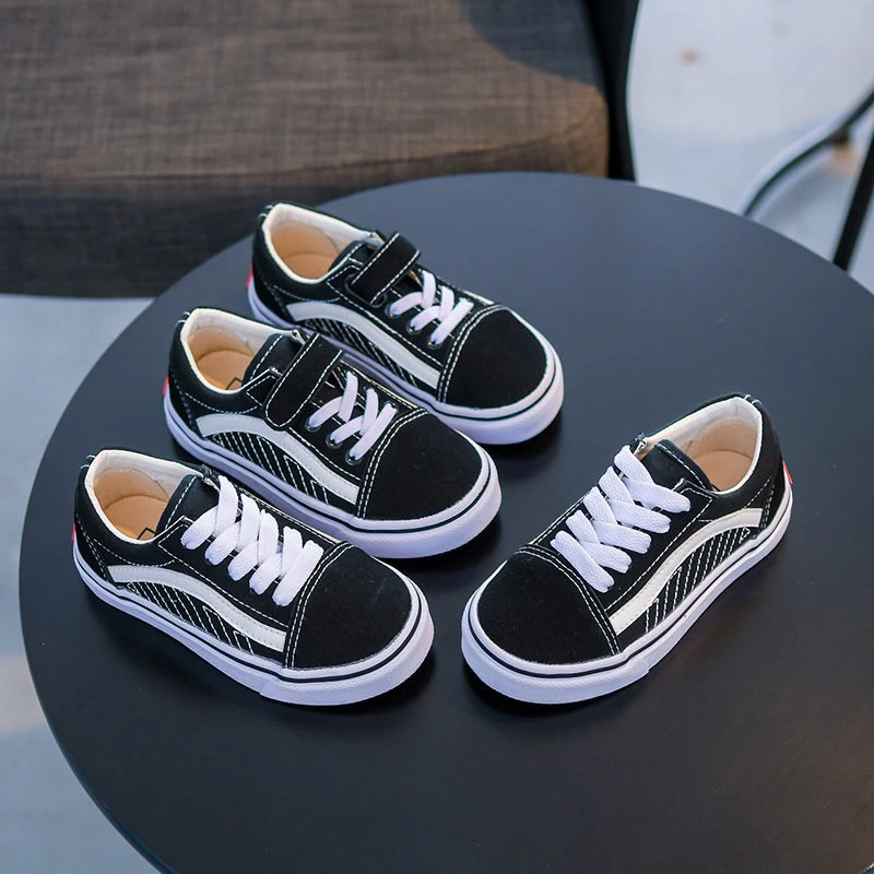 时尚儿童低帮潮流帆布鞋男童女童休闲鞋
