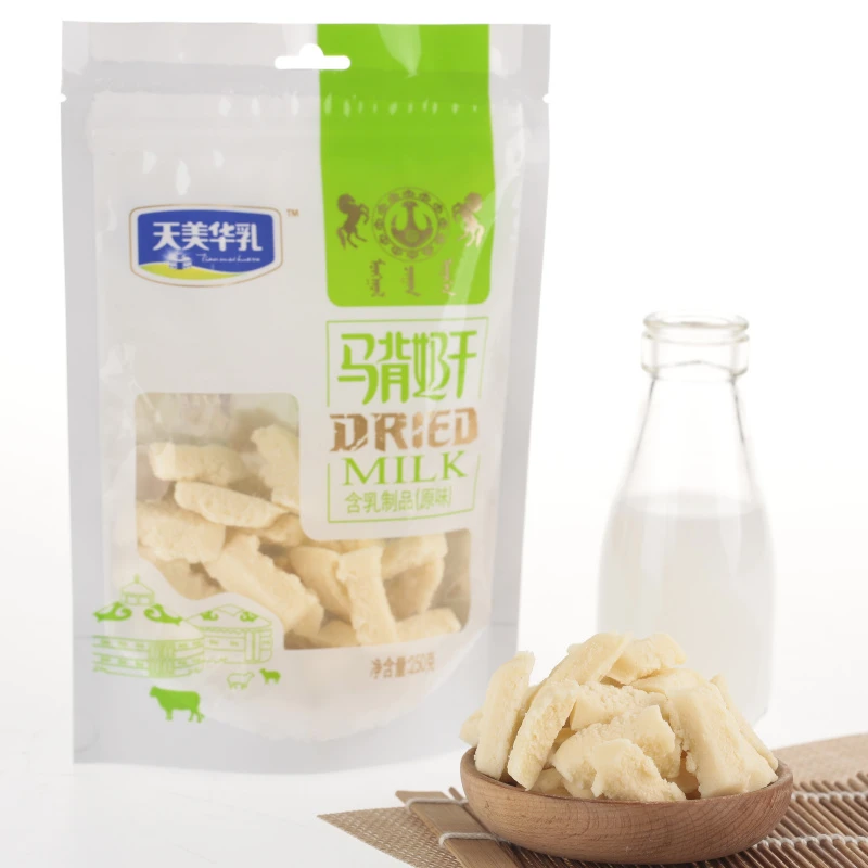奶酪 内蒙古特产干吃天美华乳奶制品马背奶干酸奶250克 原味奶酪